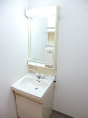 Washroom. Independent wash basin
