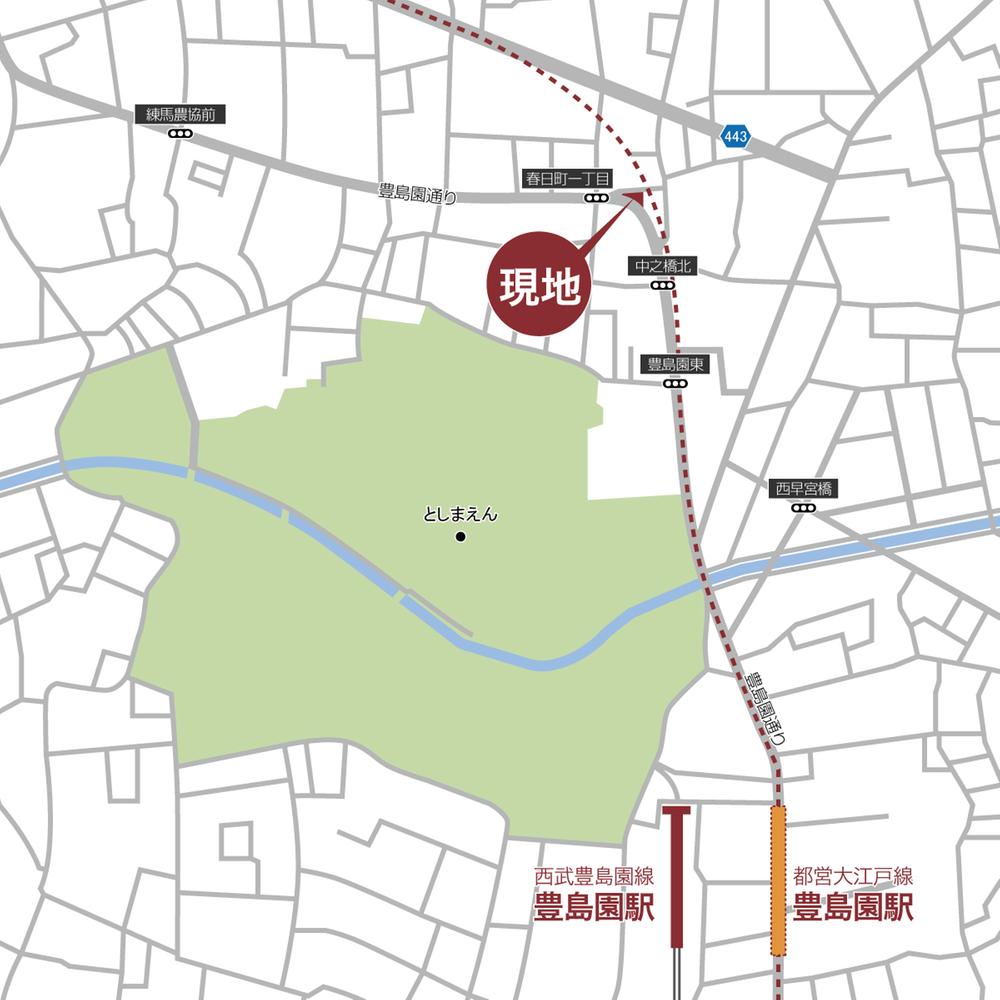 Local guide map. Information map