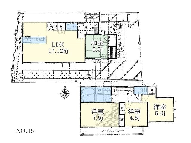 Floor plan. 1840m to Oizumigakuen ◆ Bus service is also rich ・ Also abundant commercial facilities