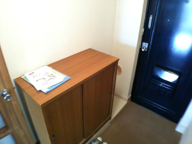 Entrance. It is useful because it also comes with a shoe box.