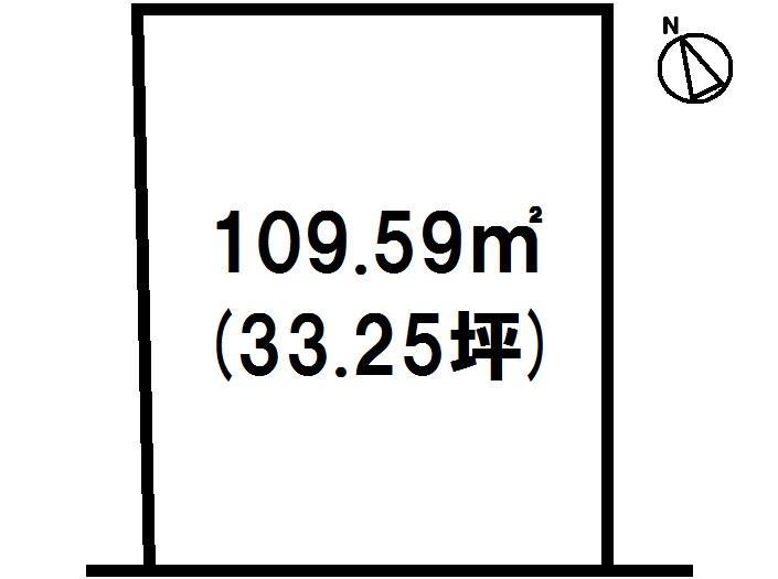 Compartment figure. Land price 49,800,000 yen, Land area 109.59 sq m