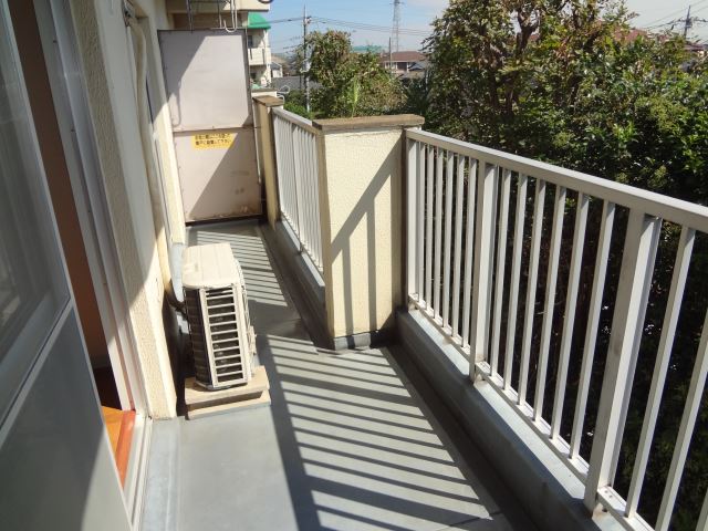 Balcony. Veranda with depth