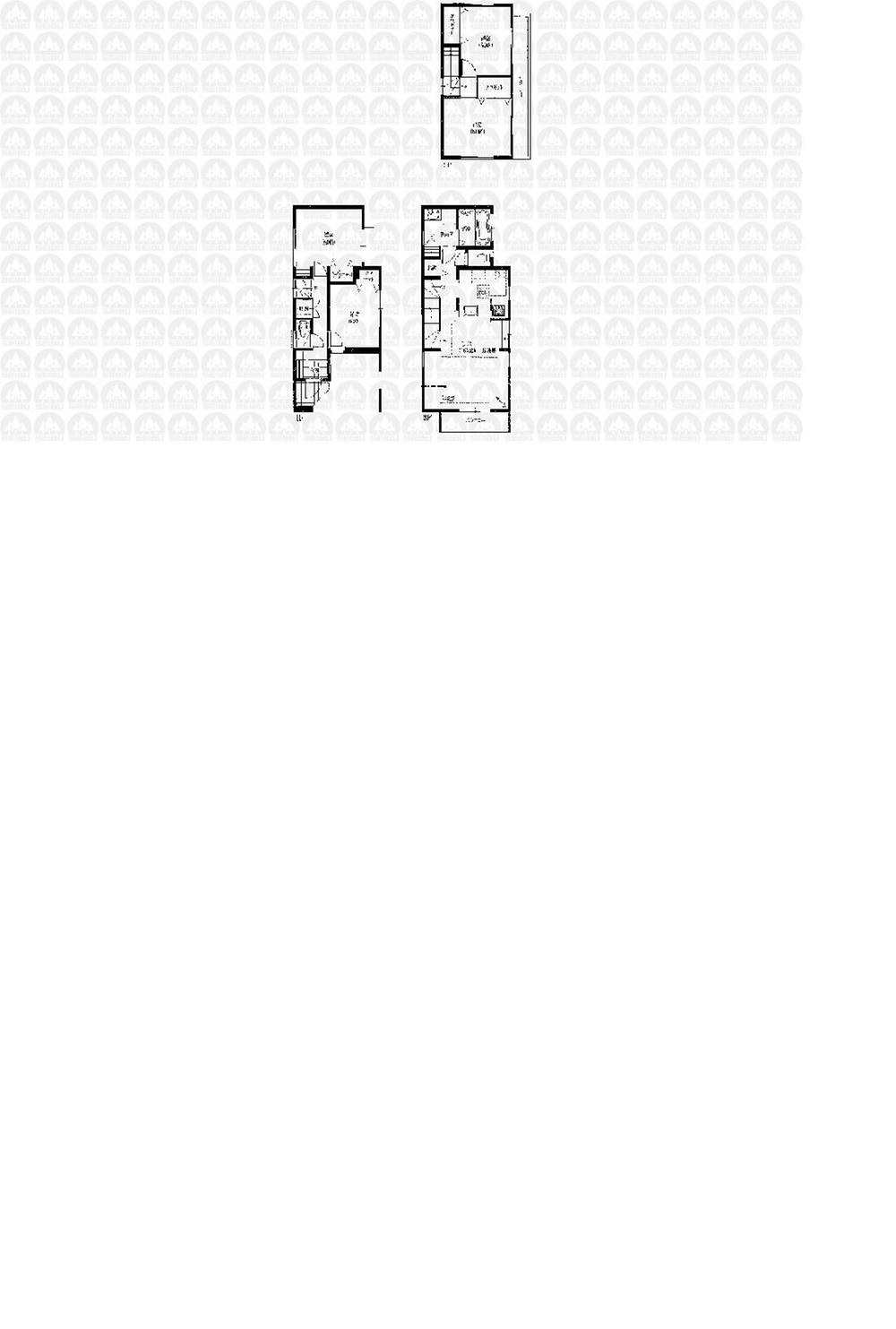 Floor plan. 56,800,000 yen, 4LDK, Land area 75.09 sq m , Building area 92.94 sq m 1 Building Floor
