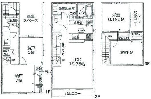 Floor plan. Rendering