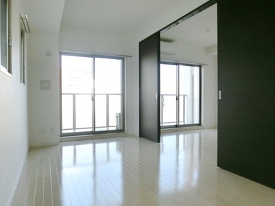 Living and room. Bright flooring