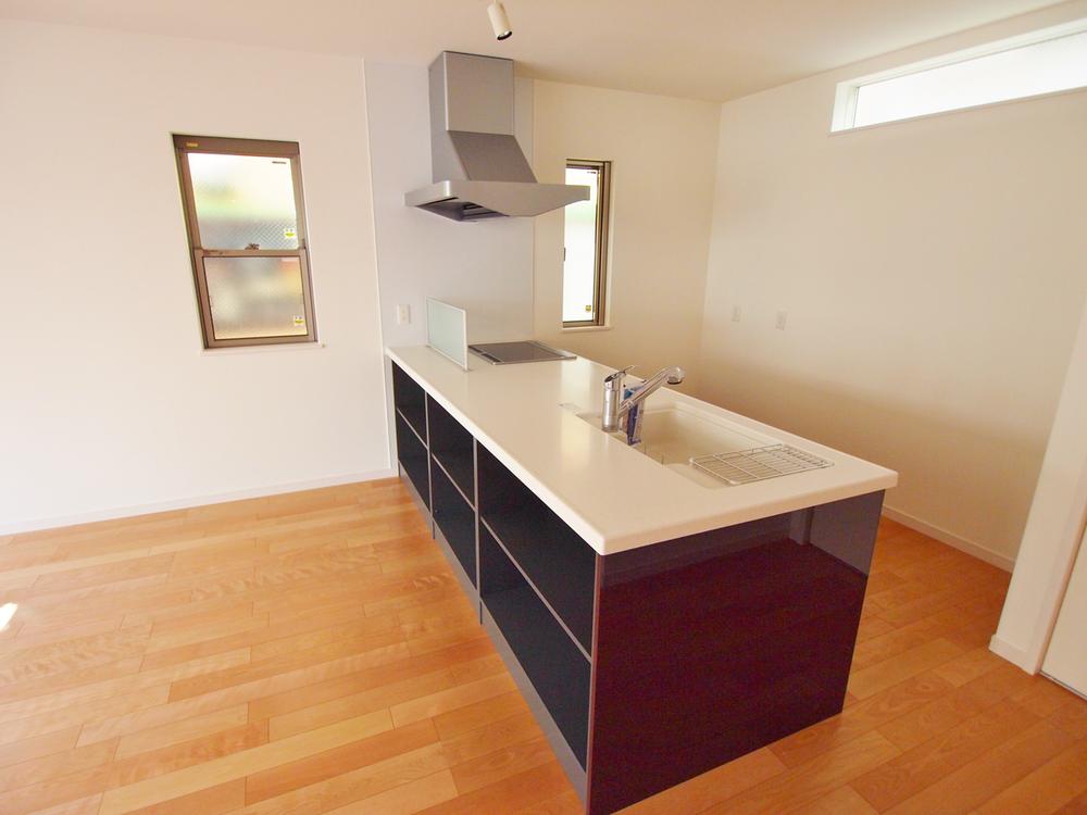 Kitchen. - Face-to-face kitchen family of communication is nurtured -