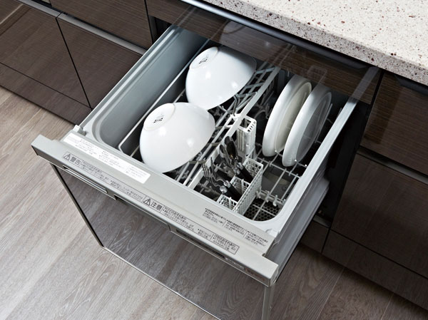 Kitchen.  [Dishwasher] Can be expected sanitary and water-saving effect, Also improve efficiency housework.