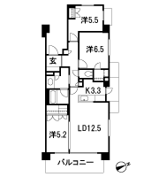 Floor: 3LDK + WIC, the occupied area: 75.53 sq m, Price: 51,600,000 yen, now on sale