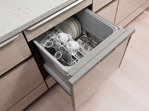 Kitchen.  [Dishwasher] Can be expected sanitary and water-saving effect, Also improves efficiency housework.