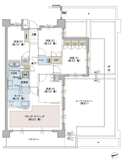 Floor: 4LDK, occupied area: 84.43 sq m, Price: TBD