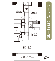 Floor: 3LDK, occupied area: 70.78 sq m, Price: TBD