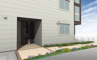 Entrance. Auto with a lock of peace of mind