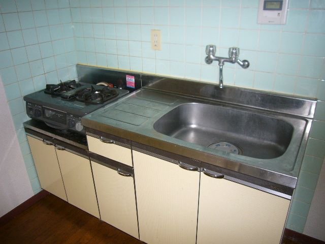 Kitchen. You can put two-burner gas stove.