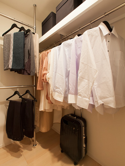 Interior.  [Multi-closet] Plenty of storage is, Taking advantage of the indoor room a space of.