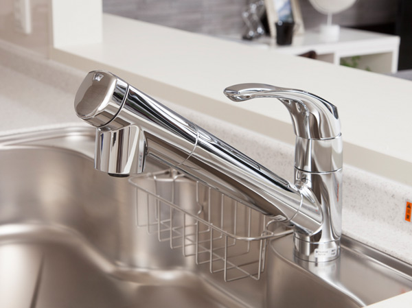 Kitchen.  [Water purifier integrated faucet] By the water purifier and integrated, It is properly using clean water with your water at the touch of a button. In retractable shower head, Sink is easy to clean.