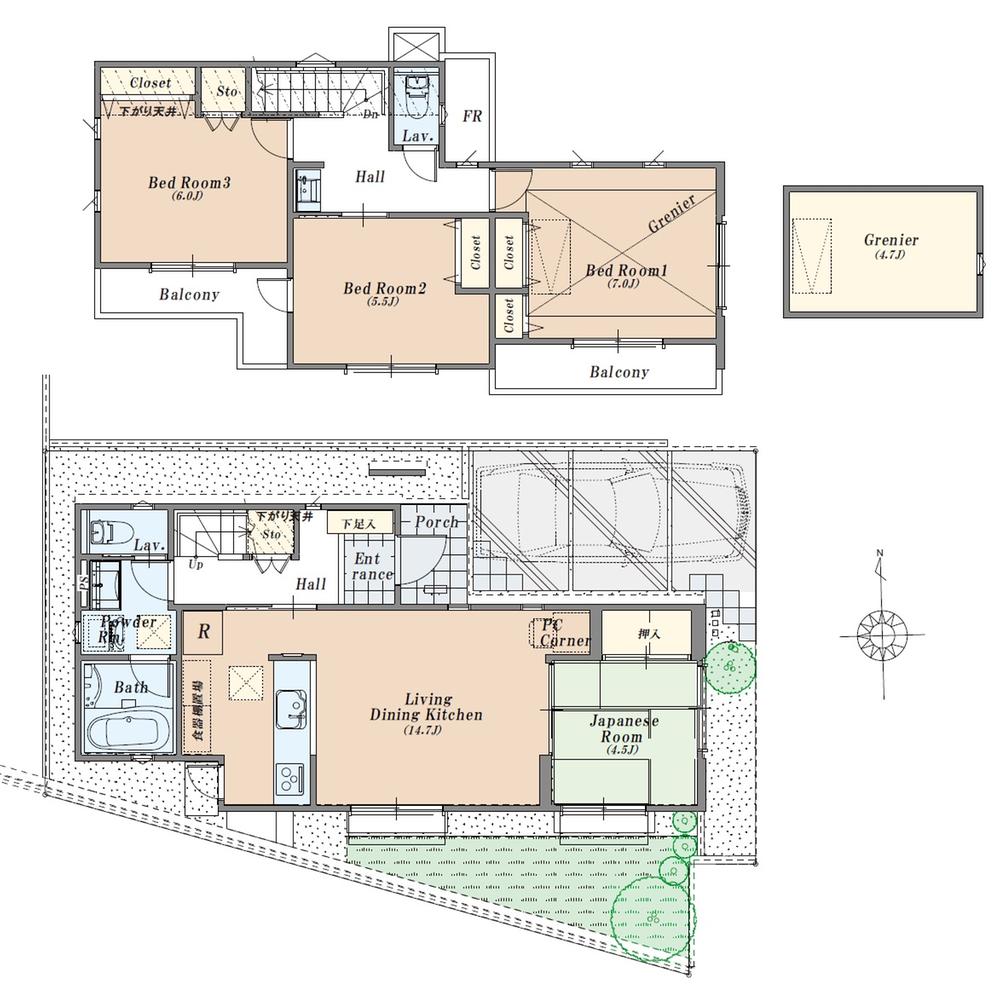 Floor plan. Until Inageya 320m