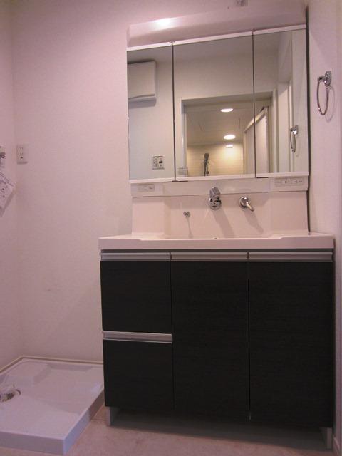 Wash basin, toilet. (Example of construction)