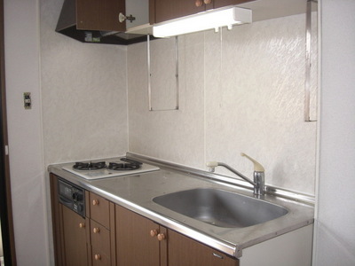 Kitchen. ☆ 2-neck system kitchen with a stove grill ☆