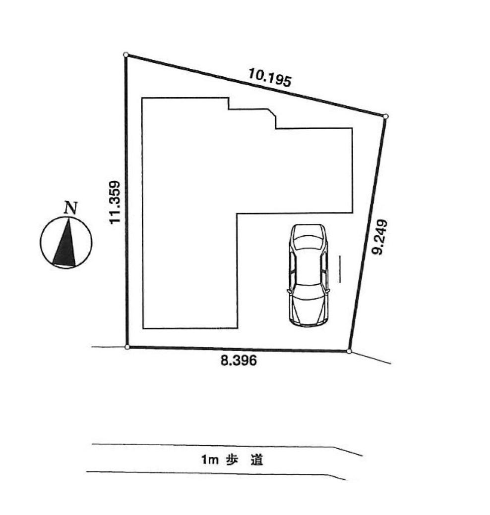 Compartment figure. 59,800,000 yen, 4LDK, Land area 95.07 sq m , Building area 95 sq m