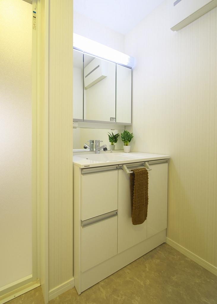 Building plan example (Perth ・ Introspection). w900 vanity