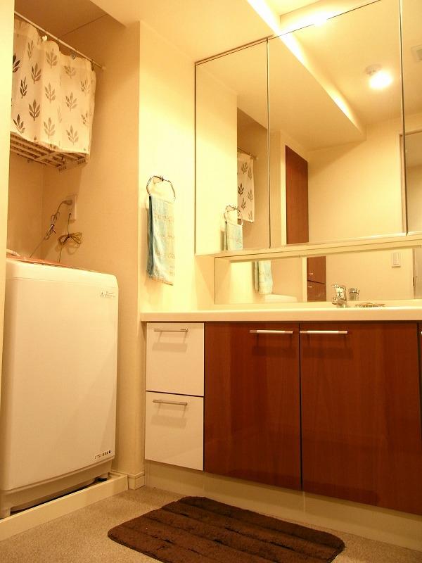 Wash basin, toilet. Sanitary rooms are also laundry in the size of the firm does not feel between the cramped.