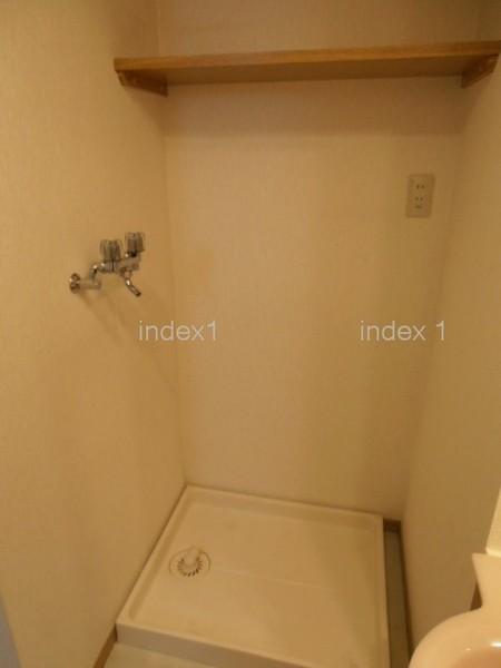 Wash basin, toilet. Laundry Area is located in the washroom