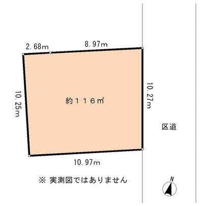 Compartment figure. Nerima-ku, Tokyo Oizumi 1-chome