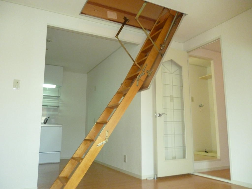Other room space. Loft staircase (loft is situated on top of the LDK)