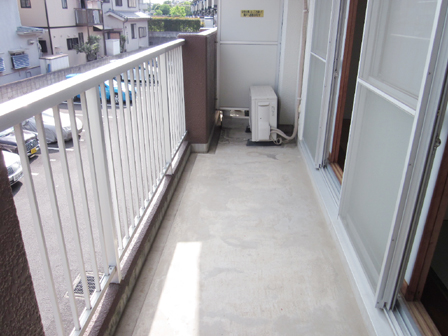 Balcony. Spacious balcony