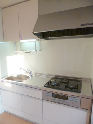 Kitchen. Gas is a 3-neck system kitchen with grill