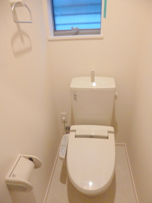 Toilet. Toilet There is a window with washlet