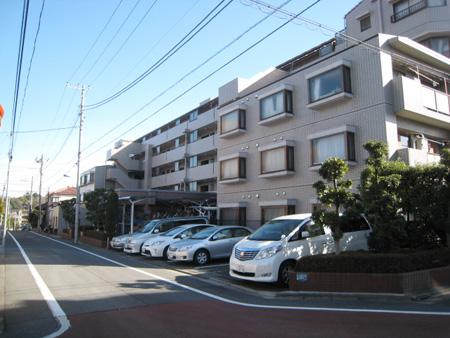 Parking lot. Common areas