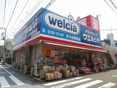 Dorakkusutoa. Uerushia Hikawadai Ekimae 459m to (drugstore)