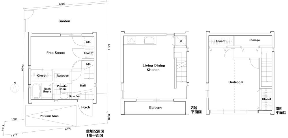 Floor plan. 45,800,000 yen, 1LDK + S (storeroom), Land area 59.08 sq m , Building area 72.03 sq m