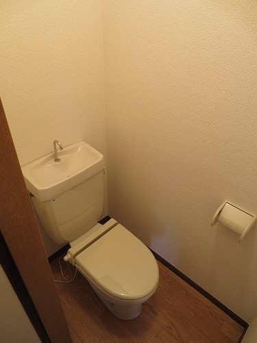 Toilet. Warm toilet toilet