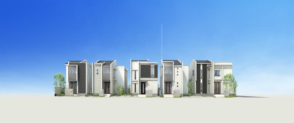 Rendering (appearance). J Urban Kichijojikita Rendering (3) / Listings building. It will be No7No.8No.9.No.10.No.11 from left.