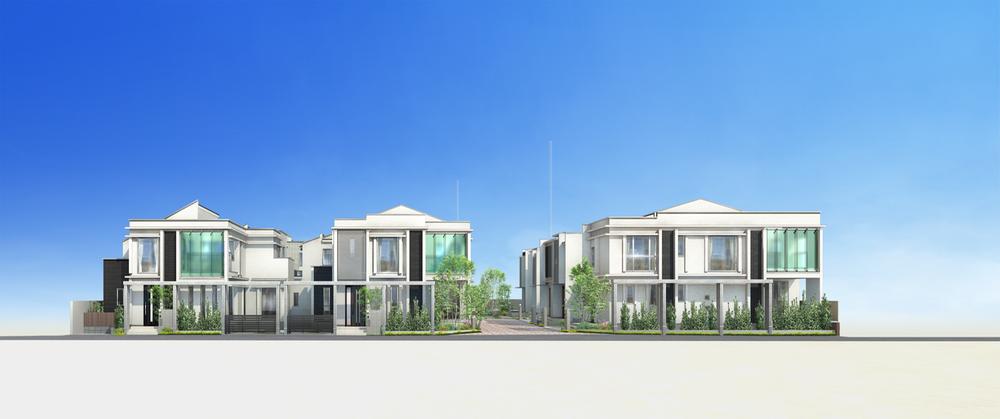 Rendering (appearance). J Urban Kichijojikita Rendering (1) / Listings building. It will be No.1No.2No.9.No.10.No.11 from left.