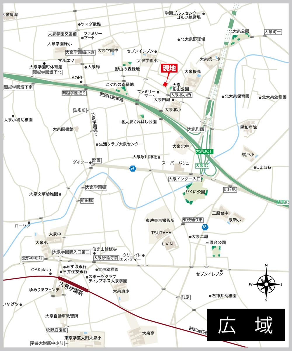 Local guide map (regional)