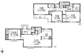 Floor plan. 55,800,000 yen, 4LDK, Land area 93.48 sq m , Building area 93.36 sq m