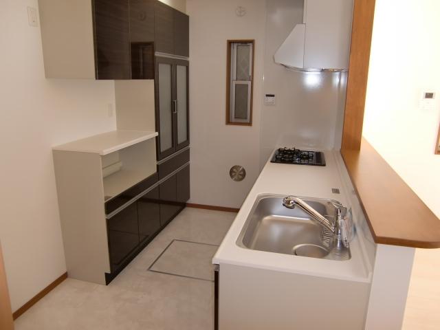 Kitchen. There is also enough space.