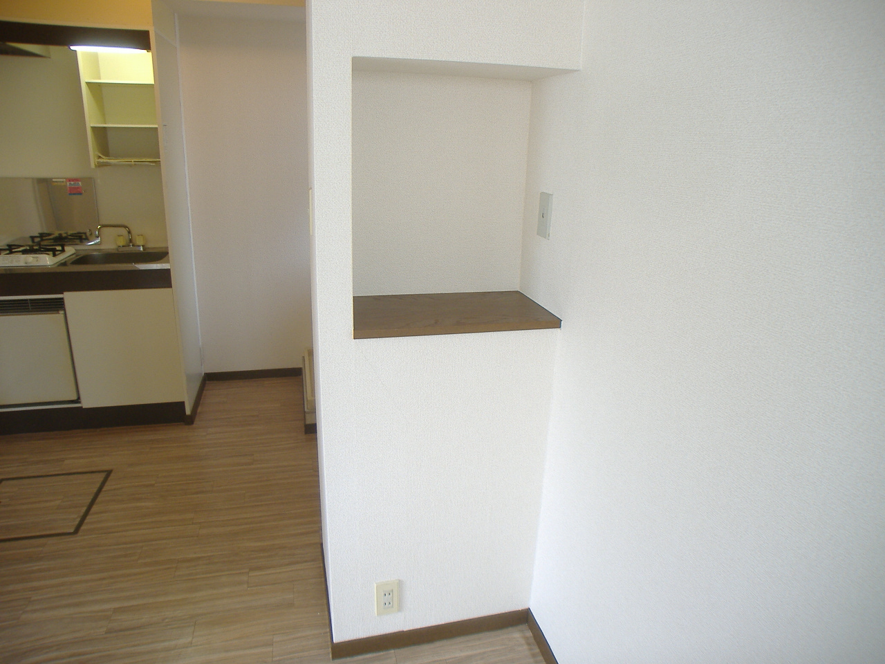 Other room space. There are counter put phone, etc..