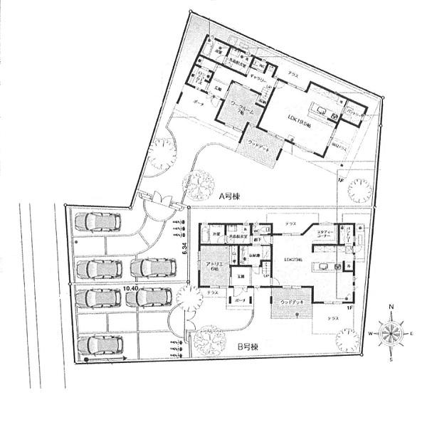Compartment figure. 39,800,000 yen, 4LDK, Land area 336.25 sq m , Building area 131.66 sq m