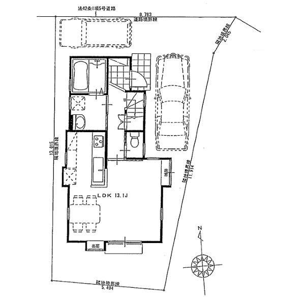 Compartment figure. 23.8 million yen, 3LDK, Land area 90.74 sq m , Building area 71.89 sq m