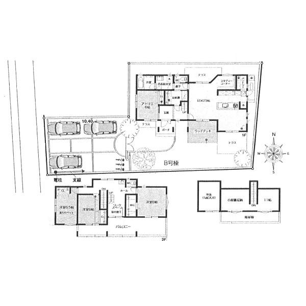 Floor plan. 39,800,000 yen, 4LDK, Land area 276.93 sq m , Building area 137.49 sq m