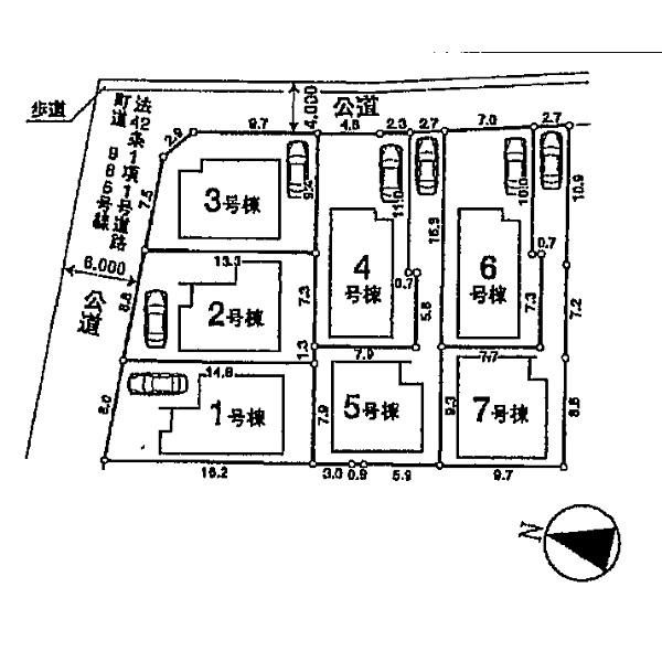 Compartment figure. 26,800,000 yen, 4LDK, Land area 134 sq m , Building area 96.05 sq m
