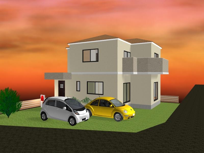 Building plan example (Perth ・ appearance). Reference example plan (appearance)