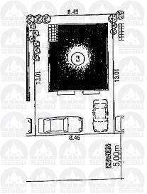 Compartment figure. Land price 38,800,000 yen, Land area 110 sq m