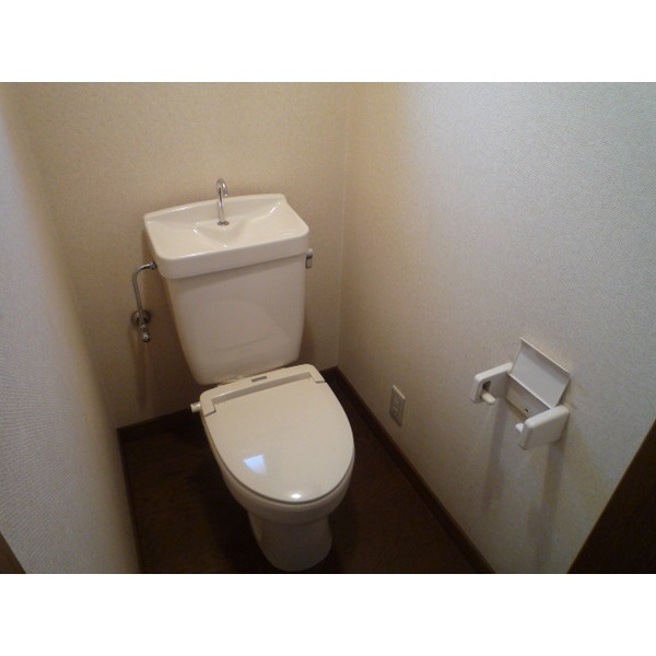 Toilet. With warm toilet