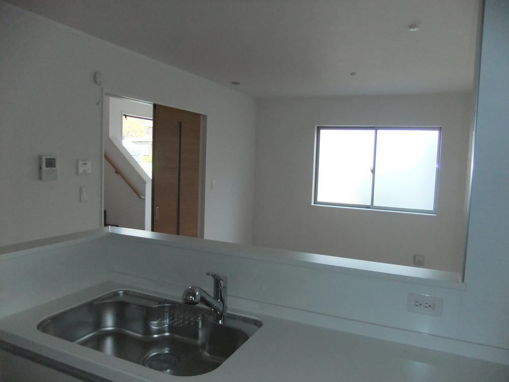 Living. Living room seen from the kitchen