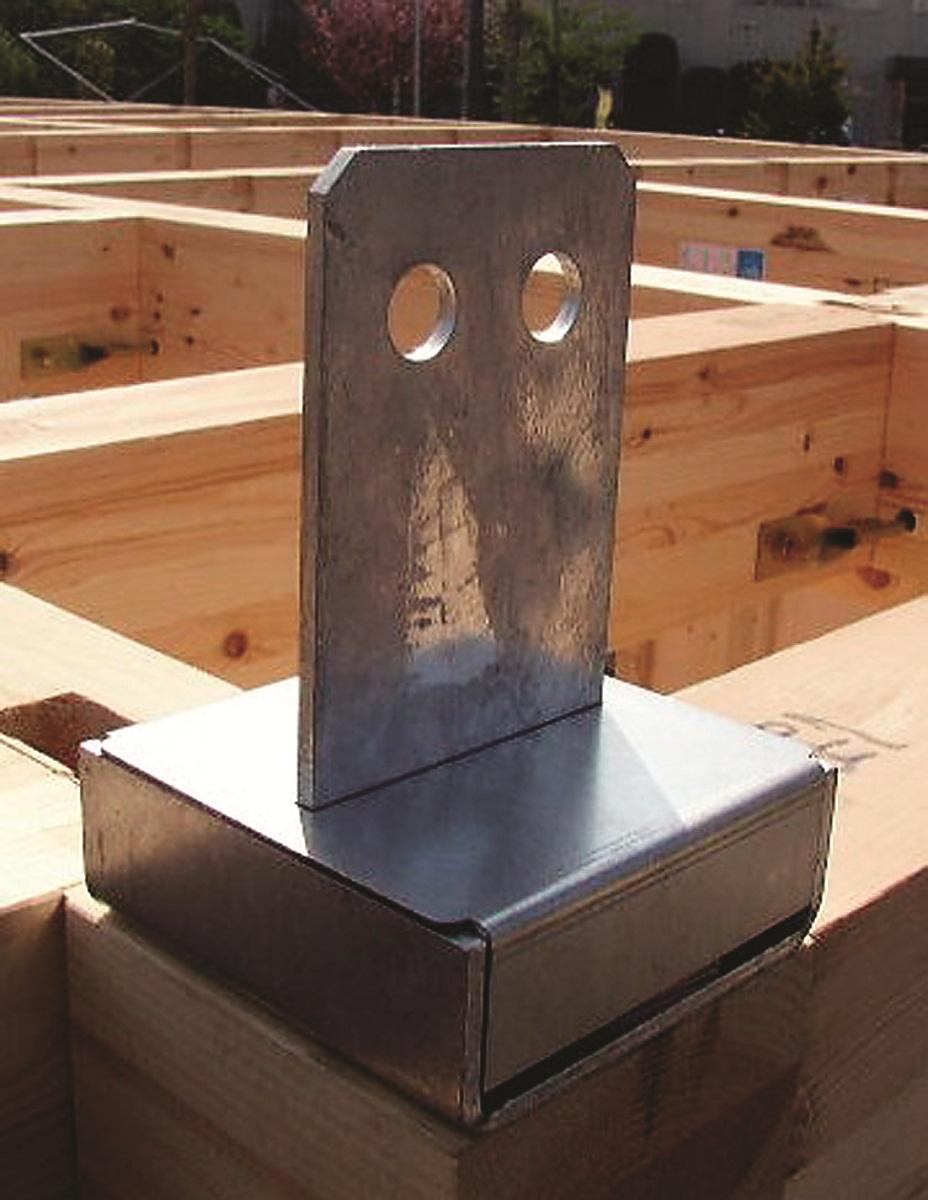 Construction ・ Construction method ・ specification. T Lock II with about twice the strength of the "hole down hardware (HD20)", which is to have a very high performance in the general pillar fixing hardware. As a result of the "pull-out test of the pillar" in public testing organization, We received a rating of short-term criteria junction strength 40.3kN.